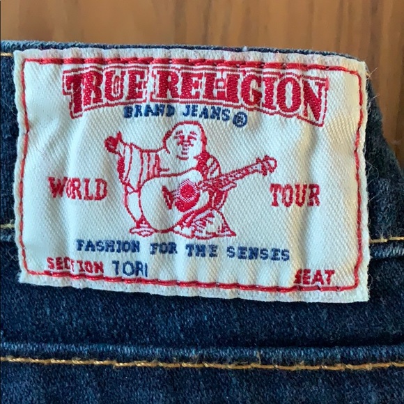 True Religion dark blue jeans - Picture 4 of 7